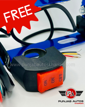 BAOBAO High-Intensity Motorcycle Spotlights - Yellow & White Modes - Includes Free Switch