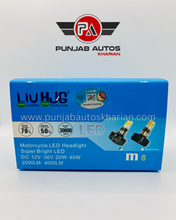 M6 Universal Motorcycle LED Headlight - 4000LM High Brightness - DC 12V-36V