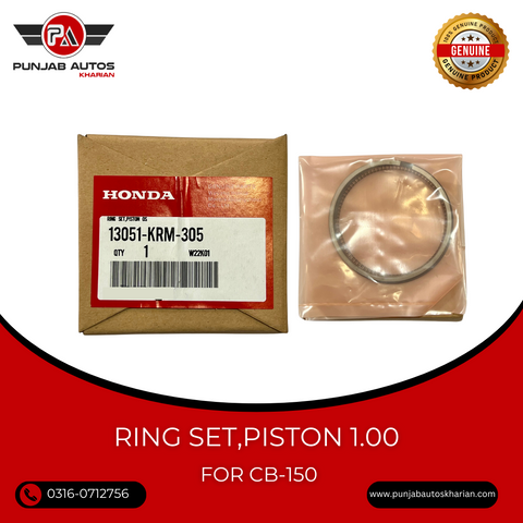Piston Ring Set 1.00  CBF 150